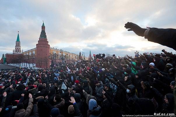 События в Мосвке на Манежной площади